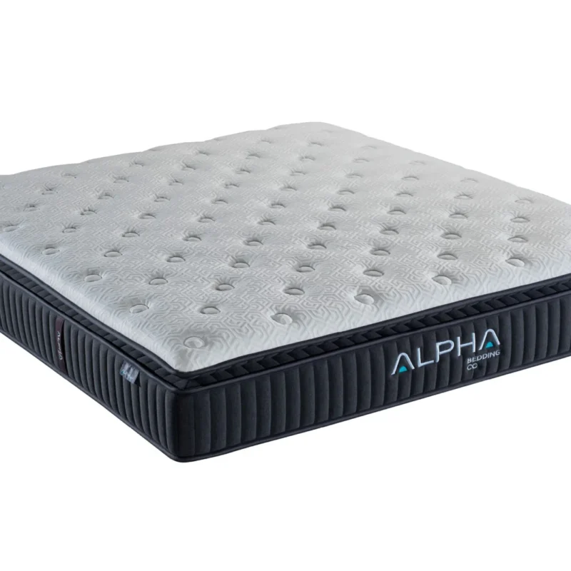 Theta Mattress by Alpha Bedding – eco-friendly premium mattress with advanced comfort, pressure relief, and healthy sleep support.